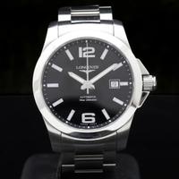 Longines Conquest 41 mm steel automatic box&papers