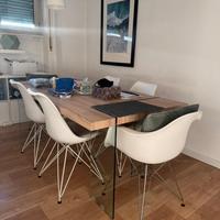 Sedie design stile Vitra/ Eames - set da 4