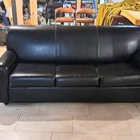 Divano in vera pelle fiore morbidissima