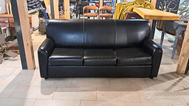 Divano in vera pelle fiore morbidissima