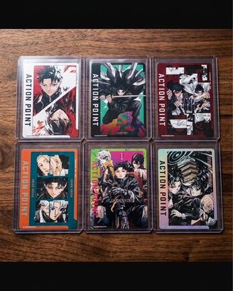 Set 6 Carte Action Point di Kagurabachi Mangaka