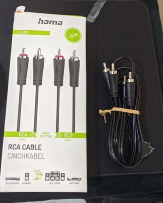 Hama cavo RCA 1,5m