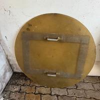 Coperchio in vetroresina Ø98 cm con maniglie