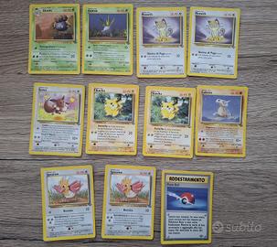 11 carte Pokémon Serie Jungle ITA