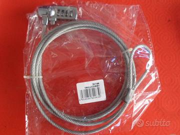 Cavo sicurezza noteboock pc portatile