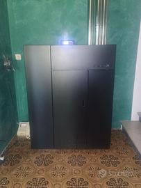 Stufa canalizzata a pellet evacalor