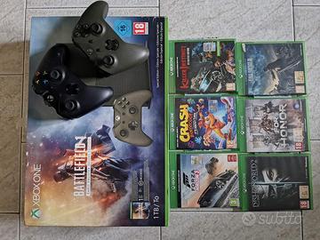 XboxOne 1tb limited ed. + 2 Controller + 4 Game