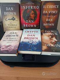 6 LIBRI  DI DAN BROWN