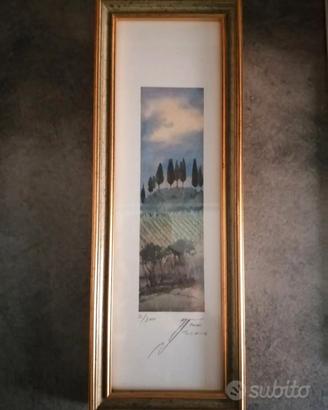 Quadro Acquerello Originale Dr. Khosrow Salehi 