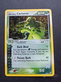 Pokémon Cacturne Team Aqua 1/95 HOLO ENG