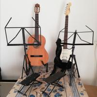 Chitarra Yamaha amplificata e Privada Classica