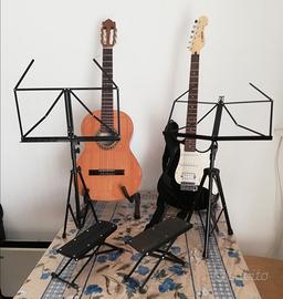 Chitarra Yamaha amplificata e Privada Classica