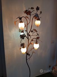 lampada piantana vintage 