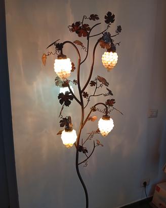 lampada piantana vintage 