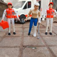 bruder - set bworld + ambulanza