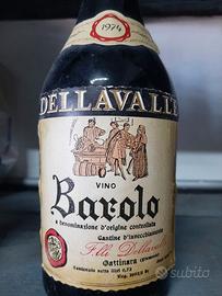 Bottiglia vino Barolo da collezione