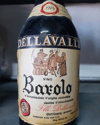 Bottiglia vino Barolo da collezione