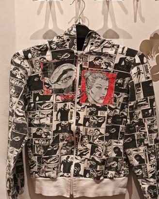 Diabolik felpa fumetto 