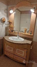 Arredo bagno realizzato a mano