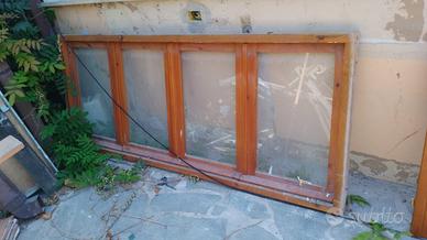 Finestra legno massello