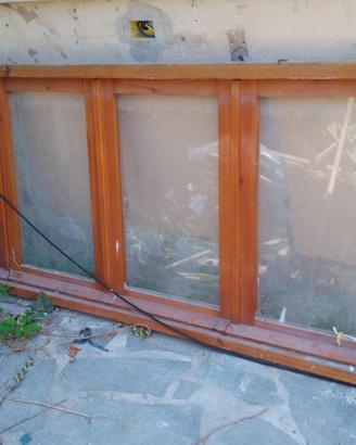 Finestra legno massello