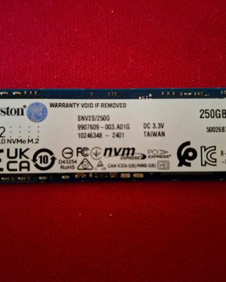 SSD M2 250GB Kingston