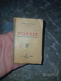 libro vintage ugo foscolo