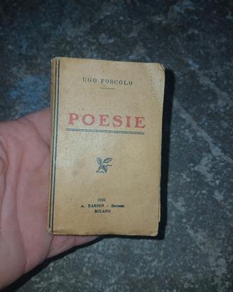libro vintage ugo foscolo