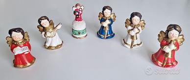 Set 6 angioletti Collezione Galileo vintage 11 cm