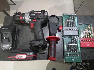 Trapano a percussione 20volt parkside 