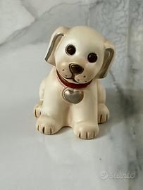 Cagnolino THUN originale con collare rosso e cuore