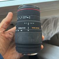 Sigma 70-300 apo dg attacco Canon