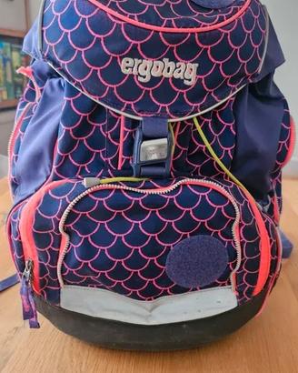 ergobag zaino prima elementare con astuccio e copr
