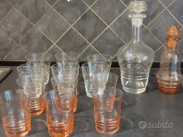 Set acqua vino vintage