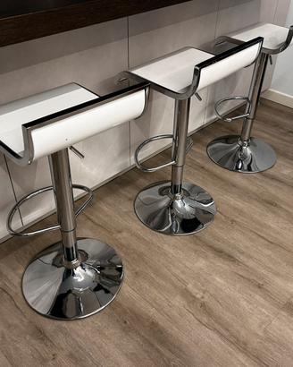 Set n’ 08 SGABELLI BAR DESIGN IN ACCIAIO