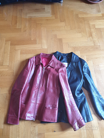 2 Giacche in Pelle donna Vintage 80/90