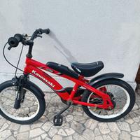 Bici da bambino kawasaki altezza sella 90-105