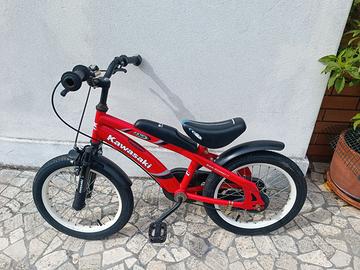 Bici da bambino kawasaki altezza sella 90-105