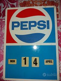 calendario perpetuo pubblicitario pepsi cola