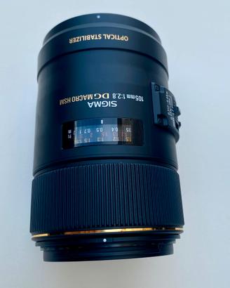Sigma 105mm/f2,8EX DG OS HSM macro per Nikon F