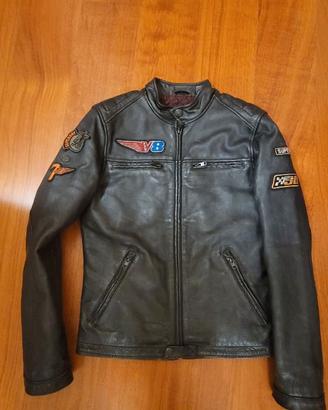 Giacca pelle vintage superdry tgS
