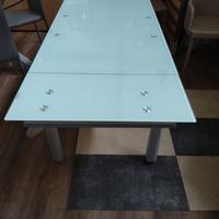 TAVOLO IN VETRO ALLUNGABILE NUOVO STRAORDINARIO