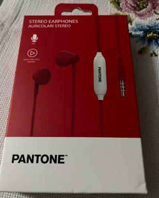 Auricolari stereo earphones Pantone