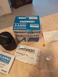 obbiettivo tamron for Canon 18-200mm