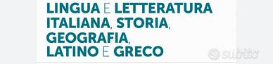 Insegnante lettere, storia e filosofia, latino