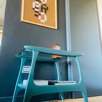 Tavolino modernariato vintage comodino tavolo