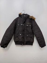 Piumino invernale marron per ragazzi 12 anni circa