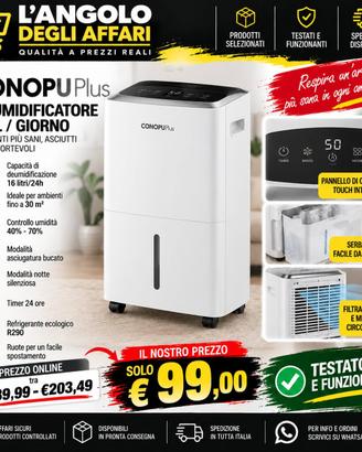 Deumidificatore CONOPU plus