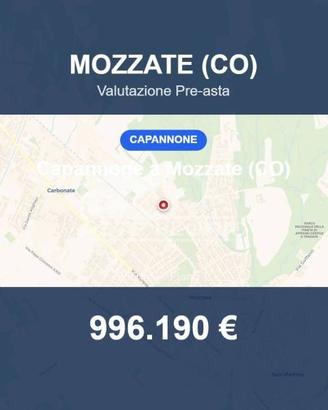 Immobile in asta di 855 m² a Mozzate