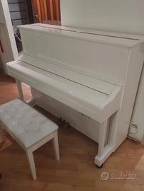 Pianoforte verticale Yamaha U1 Silent bianco